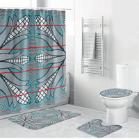 Cobalt Blue Khotso Mojalefa Poone Bathroom Set Basotho Khotso Blanket Inspired
