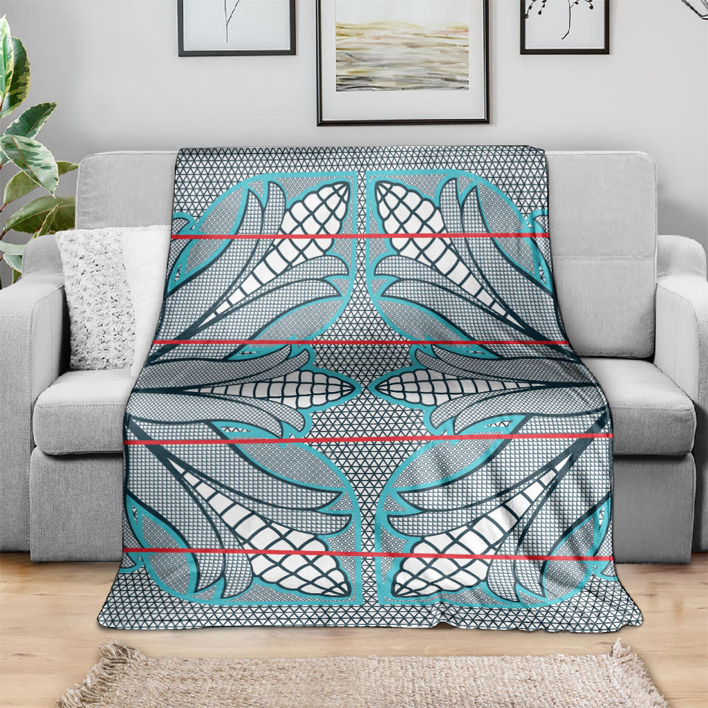 Cobalt Blue Khotso Mojalefa Poone Blanket Basotho Khotso Blanket Inspired