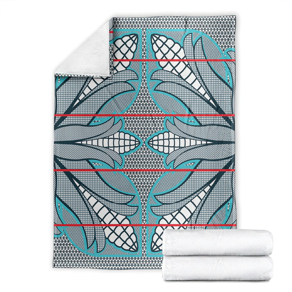 Cobalt Blue Khotso Mojalefa Poone Blanket Basotho Khotso Blanket Inspired