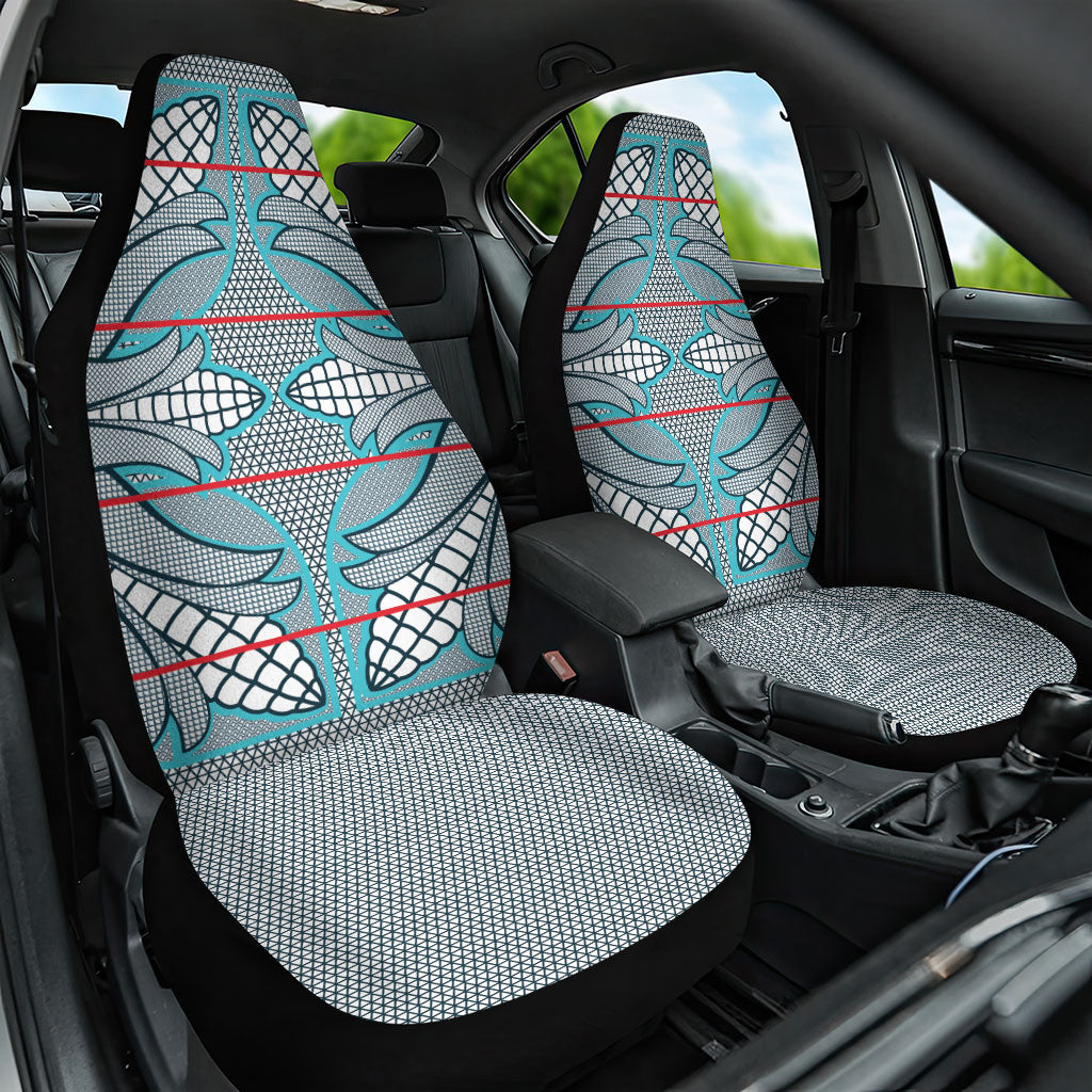 Cobalt Blue Khotso Mojalefa Poone Car Seat Cover Basotho Khotso Blanket Inspired