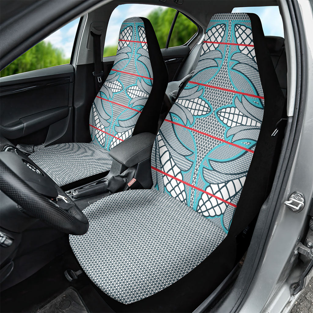 Cobalt Blue Khotso Mojalefa Poone Car Seat Cover Basotho Khotso Blanket Inspired