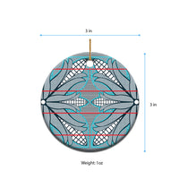 Cobalt Blue Khotso Mojalefa Poone Ceramic Ornament Basotho Khotso Blanket Inspired