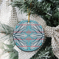 Cobalt Blue Khotso Mojalefa Poone Ceramic Ornament Basotho Khotso Blanket Inspired