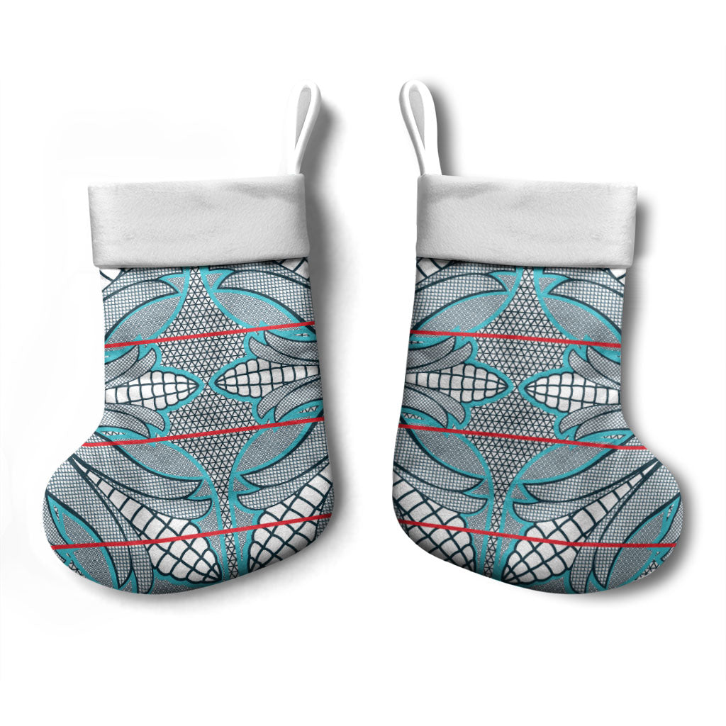 Cobalt Blue Khotso Mojalefa Poone Christmas Stocking Basotho Khotso Blanket Inspired