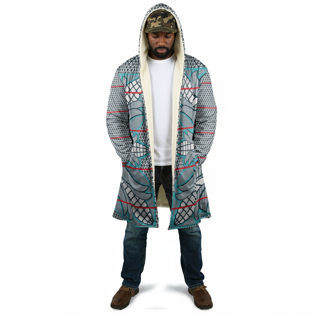 Cobalt Blue Khotso Mojalefa Poone Cloak Basotho Khotso Blanket Inspired
