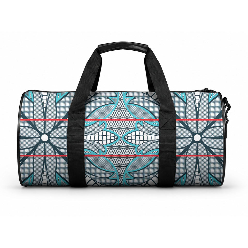 Cobalt Blue Khotso Mojalefa Poone Duffle Bag Basotho Khotso Blanket Inspired