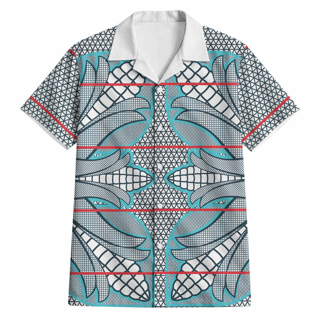 Cobalt Blue Khotso Mojalefa Poone Hawaiian Shirt Basotho Khotso Blanket Inspired