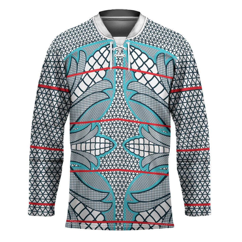 Cobalt Blue Khotso Mojalefa Poone Hockey Jersey Basotho Khotso Blanket Inspired