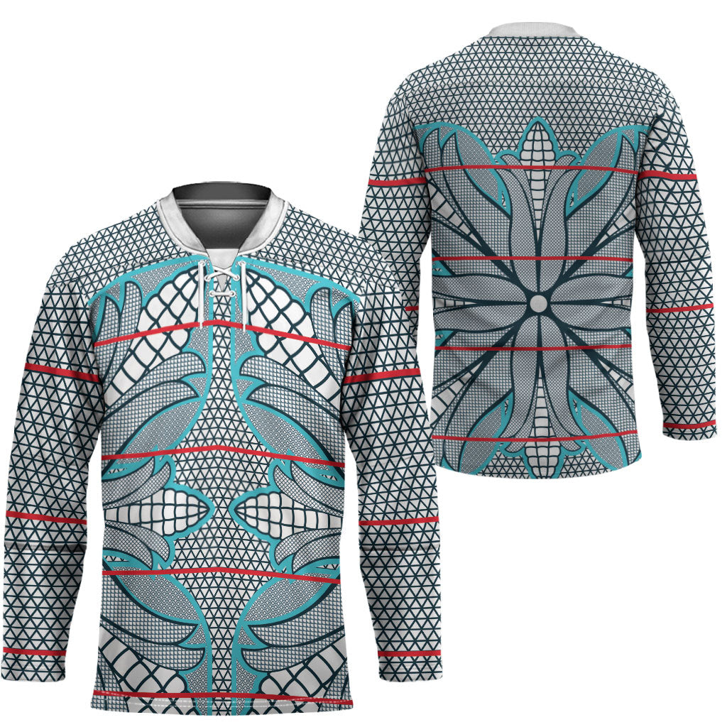 Cobalt Blue Khotso Mojalefa Poone Hockey Jersey Basotho Khotso Blanket Inspired