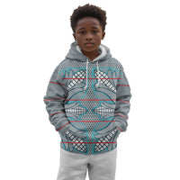 Cobalt Blue Khotso Mojalefa Poone Kid Hoodie Basotho Khotso Blanket Inspired