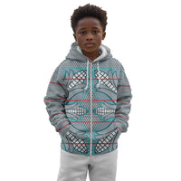 Cobalt Blue Khotso Mojalefa Poone Kid Hoodie Basotho Khotso Blanket Inspired