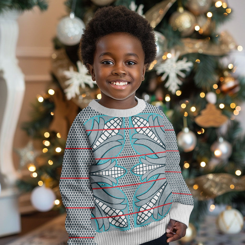 Cobalt Blue Khotso Mojalefa Poone Kid Ugly Christmas Sweater Basotho Khotso Blanket Inspired