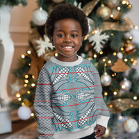 Cobalt Blue Khotso Mojalefa Poone Kid Ugly Christmas Sweater Basotho Khotso Blanket Inspired