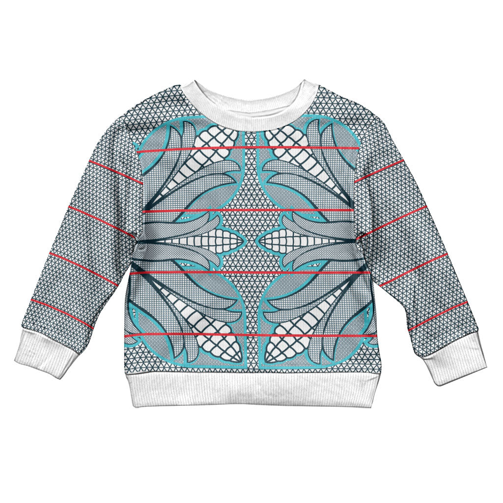 Cobalt Blue Khotso Mojalefa Poone Kid Ugly Christmas Sweater Basotho Khotso Blanket Inspired