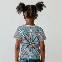 Cobalt Blue Khotso Mojalefa Poone Kid T shirt Basotho Khotso Blanket Inspired
