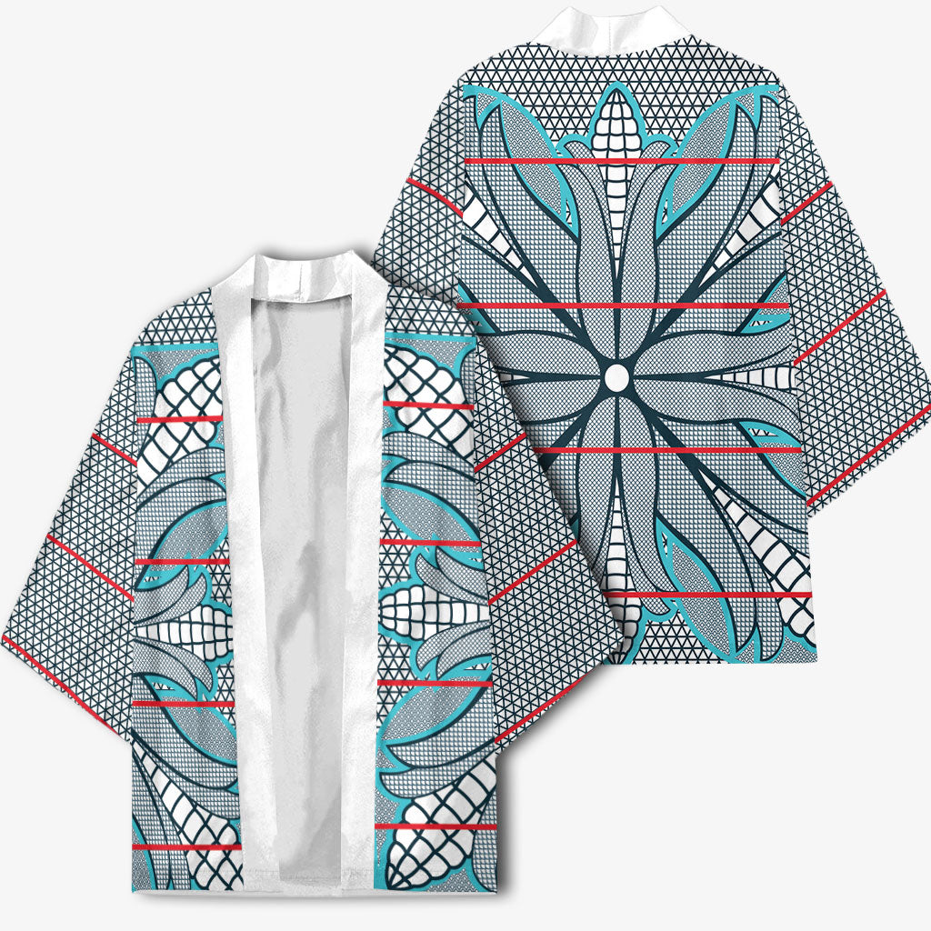 Cobalt Blue Khotso Mojalefa Poone Kimono Basotho Khotso Blanket Inspired