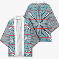 Cobalt Blue Khotso Mojalefa Poone Kimono Basotho Khotso Blanket Inspired