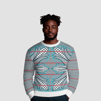 Cobalt Blue Khotso Mojalefa Poone Ugly Christmas Sweater Basotho Khotso Blanket Inspired