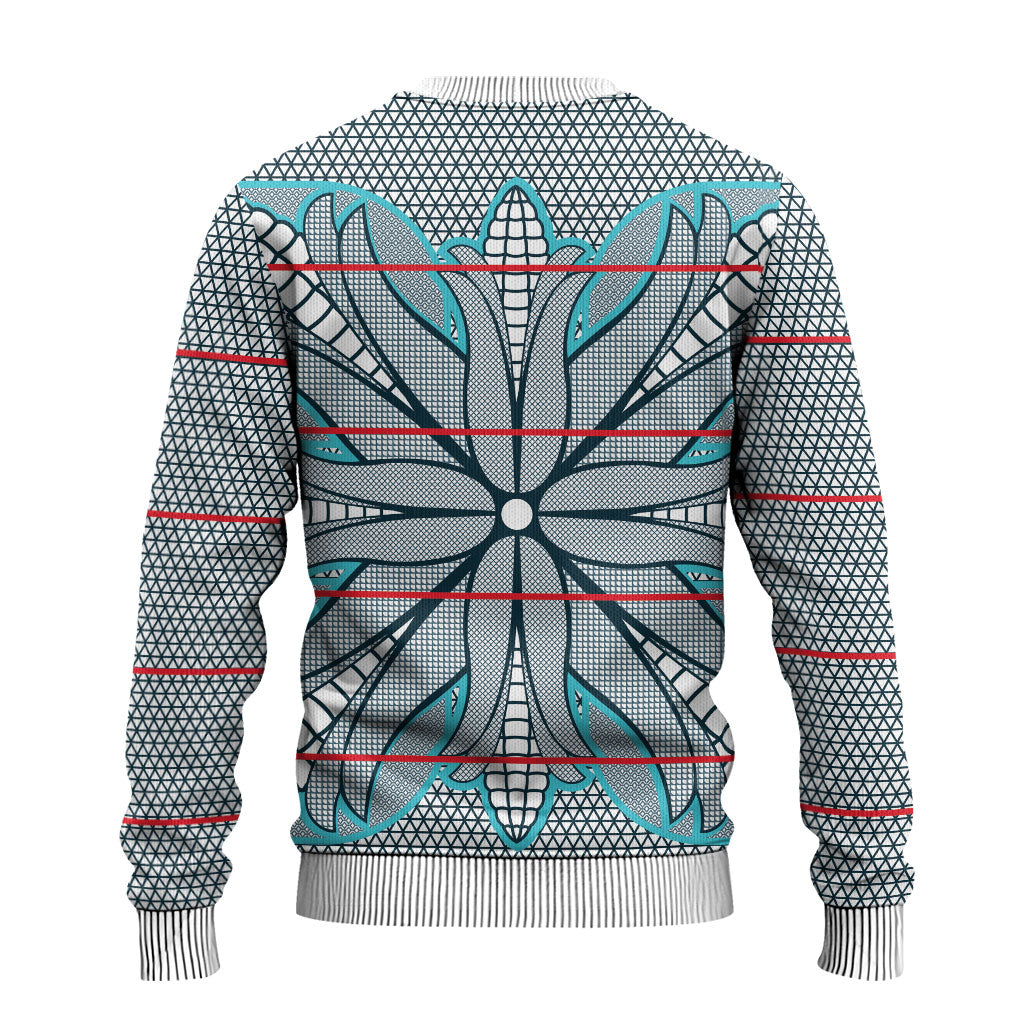 Cobalt Blue Khotso Mojalefa Poone Ugly Christmas Sweater Basotho Khotso Blanket Inspired
