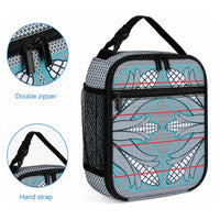 Cobalt Blue Khotso Mojalefa Poone Lunch Bag Basotho Khotso Blanket Inspired