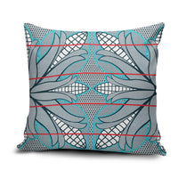 Cobalt Blue Khotso Mojalefa Poone Pillow Cover Basotho Khotso Blanket Inspired