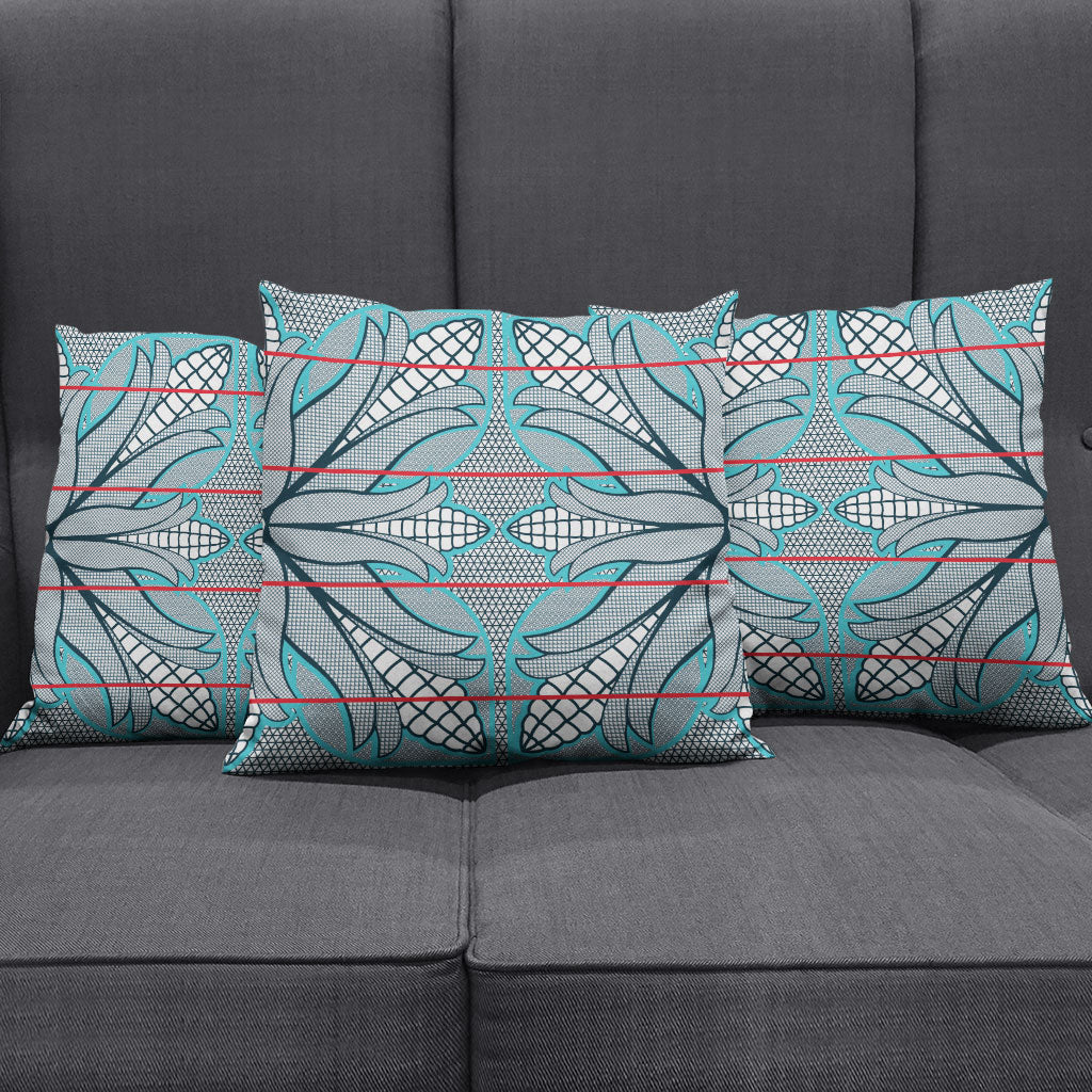 Cobalt Blue Khotso Mojalefa Poone Pillow Cover Basotho Khotso Blanket Inspired