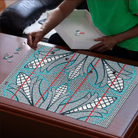 Cobalt Blue Khotso Mojalefa Poone Puzzle Basotho Khotso Blanket Inspired