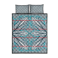 Cobalt Blue Khotso Mojalefa Poone Quilt Bed Set Basotho Khotso Blanket Inspired