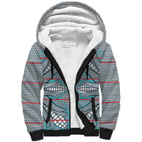 Cobalt Blue Khotso Mojalefa Poone Sherpa Hoodie Basotho Khotso Blanket Inspired