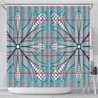 Cobalt Blue Khotso Mojalefa Poone Shower Curtain Basotho Khotso Blanket Inspired