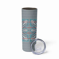 Cobalt Blue Khotso Mojalefa Poone Skinny Tumbler Basotho Khotso Blanket Inspired
