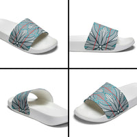 Cobalt Blue Khotso Mojalefa Poone Slide Sandals Basotho Khotso Blanket Inspired
