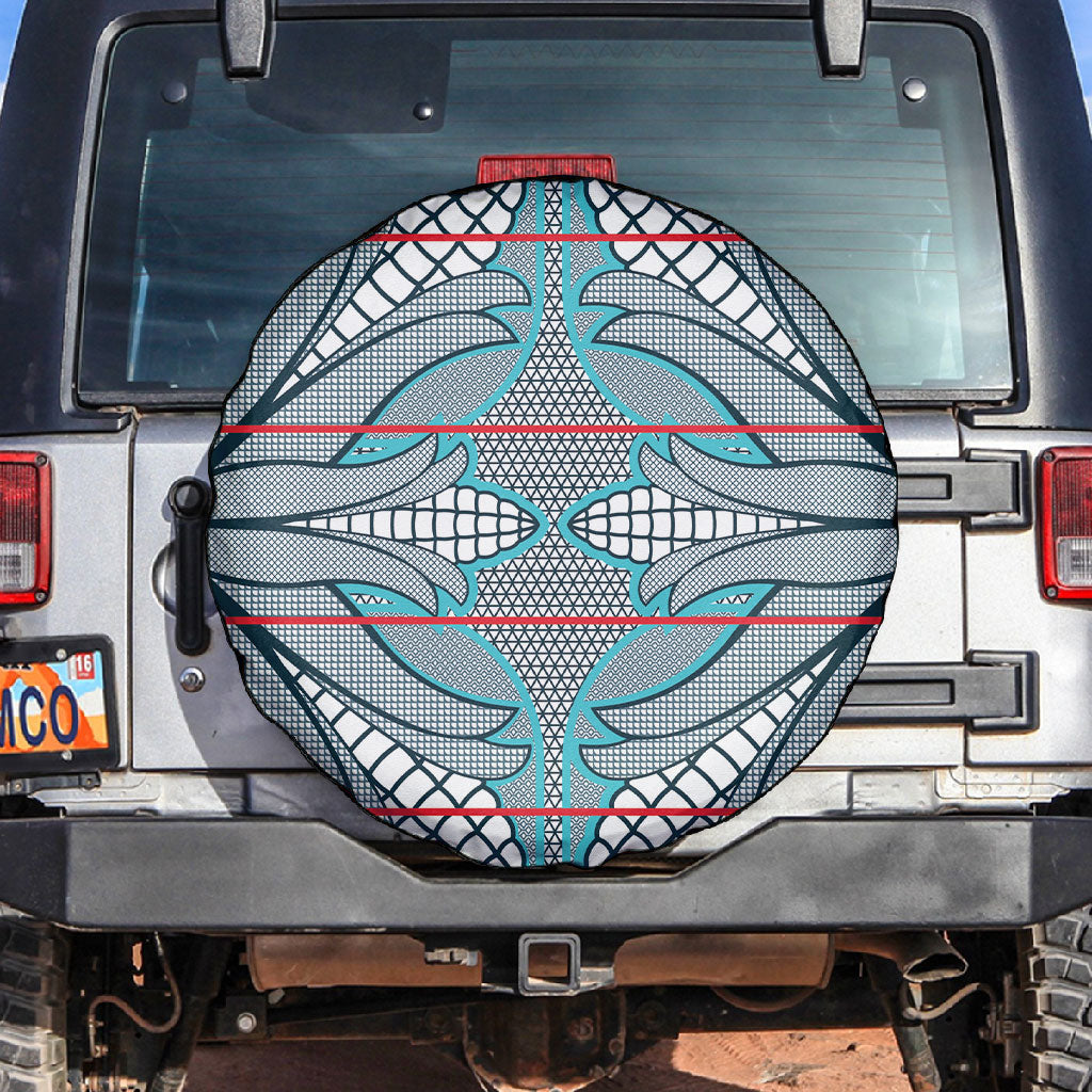 Cobalt Blue Khotso Mojalefa Poone Spare Tire Cover Basotho Khotso Blanket Inspired
