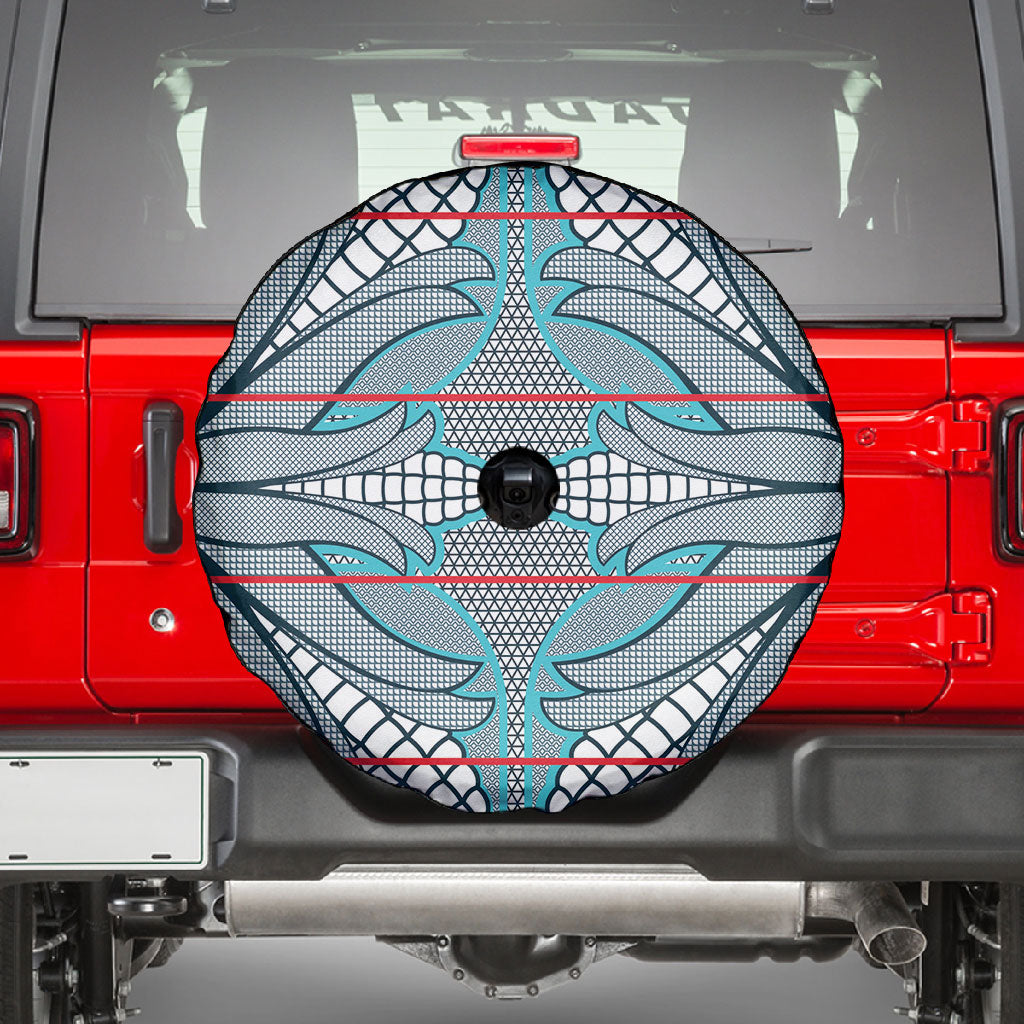 Cobalt Blue Khotso Mojalefa Poone Spare Tire Cover Basotho Khotso Blanket Inspired