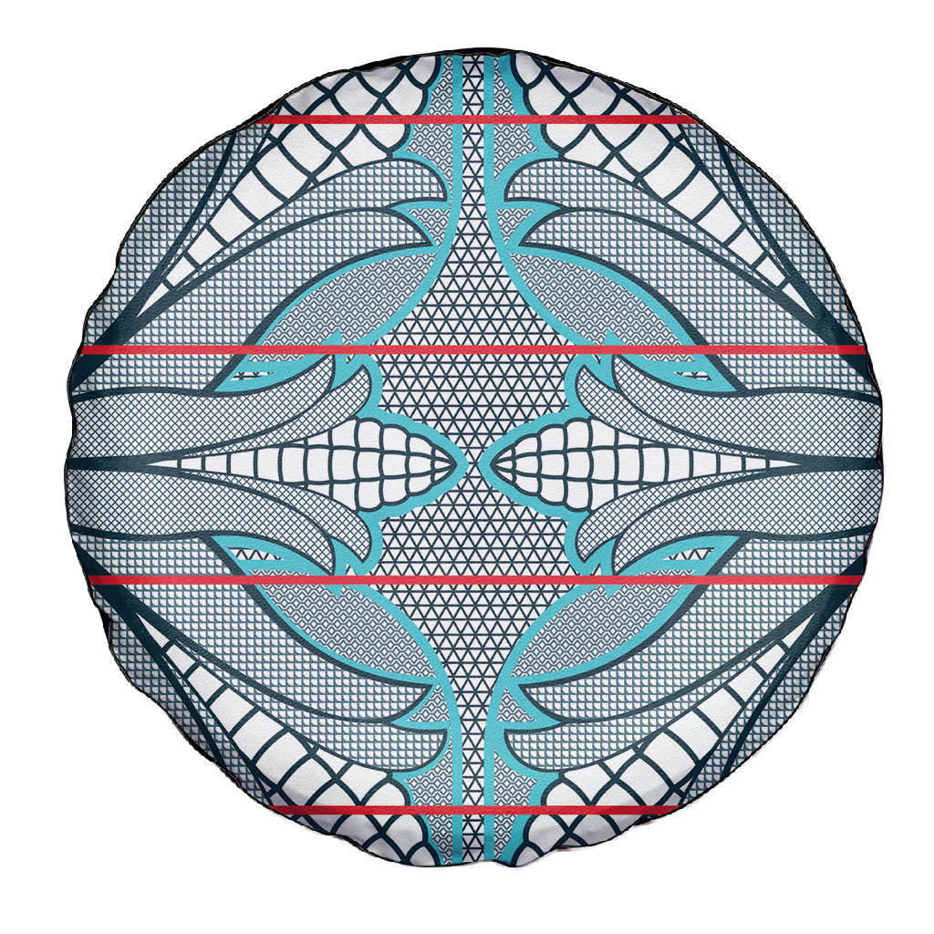 Cobalt Blue Khotso Mojalefa Poone Spare Tire Cover Basotho Khotso Blanket Inspired