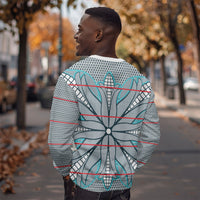 Cobalt Blue Khotso Mojalefa Poone Sweatshirt Basotho Khotso Blanket Inspired