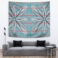 Cobalt Blue Khotso Mojalefa Poone Tapestry Basotho Khotso Blanket Inspired