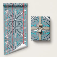 Cobalt Blue Khotso Mojalefa Poone Wrapping Paper Basotho Khotso Blanket Inspired