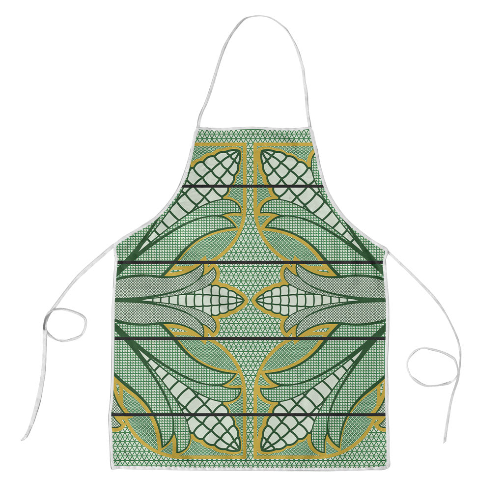 Emerald Green Khotso Mojalefa Poone Apron Basotho Khotso Blanket Inspired