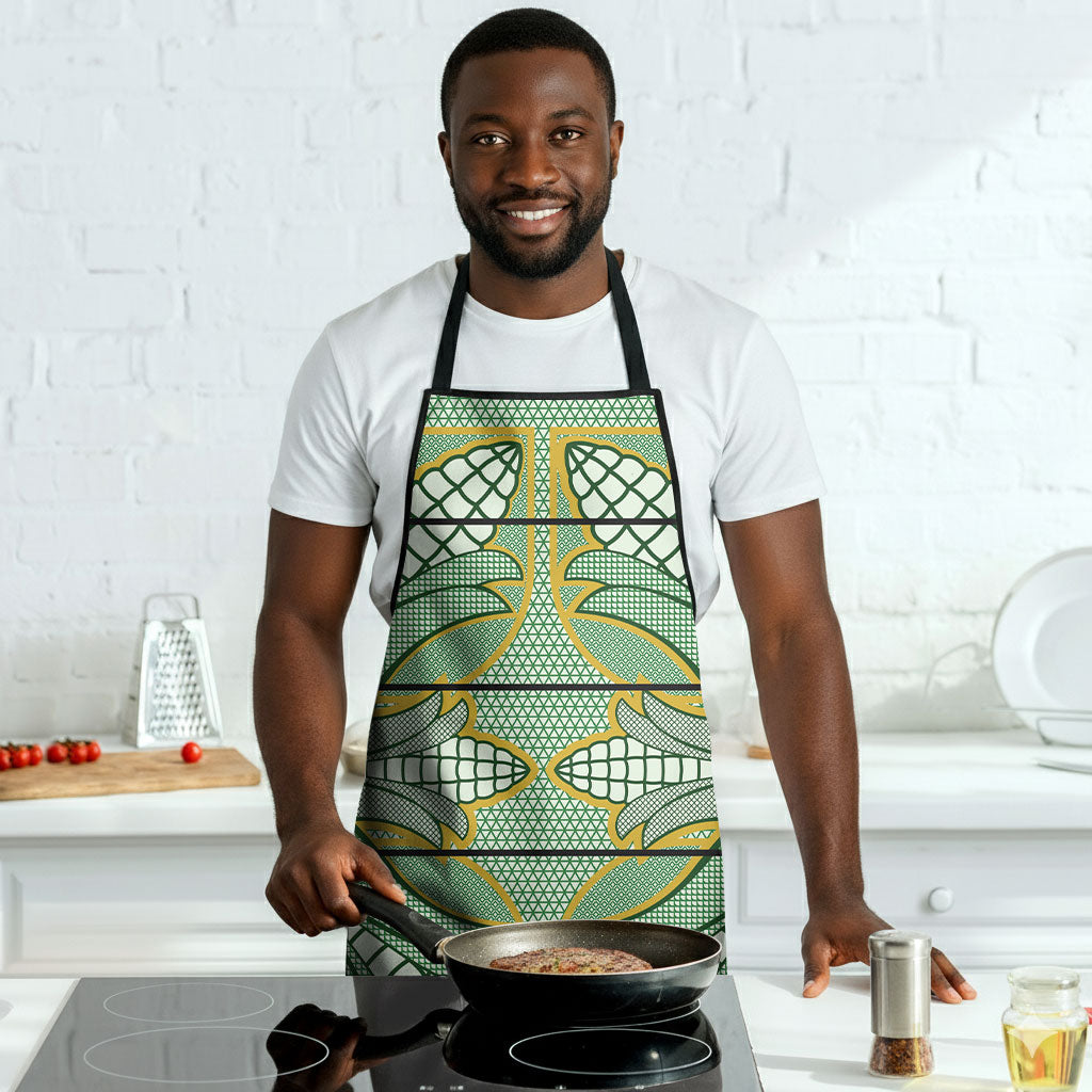 Emerald Green Khotso Mojalefa Poone Apron Basotho Khotso Blanket Inspired