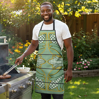 Emerald Green Khotso Mojalefa Poone Apron Basotho Khotso Blanket Inspired