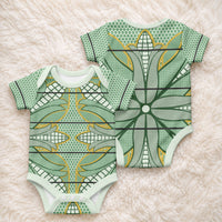 Emerald Green Khotso Mojalefa Poone Baby Onesie Basotho Khotso Blanket Inspired