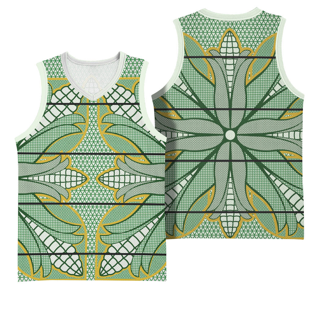 Emerald Green Khotso Mojalefa Poone Basketball Jersey Basotho Khotso Blanket Inspired
