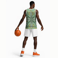 Emerald Green Khotso Mojalefa Poone Basketball Jersey Basotho Khotso Blanket Inspired