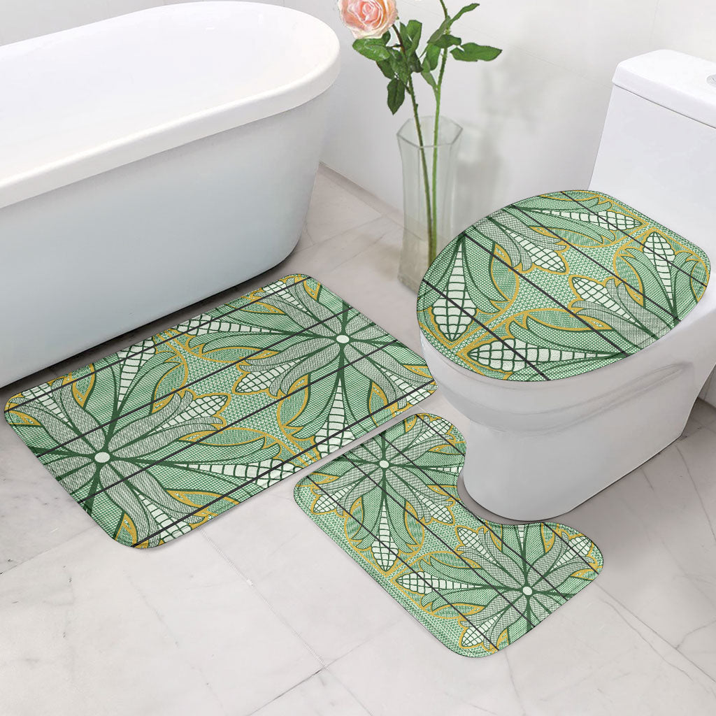 Emerald Green Khotso Mojalefa Poone Bathroom Set Basotho Khotso Blanket Inspired