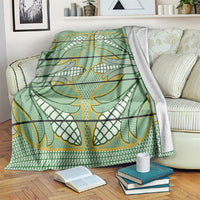 Emerald Green Khotso Mojalefa Poone Blanket Basotho Khotso Blanket Inspired