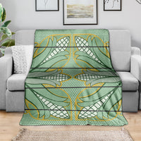 Emerald Green Khotso Mojalefa Poone Blanket Basotho Khotso Blanket Inspired