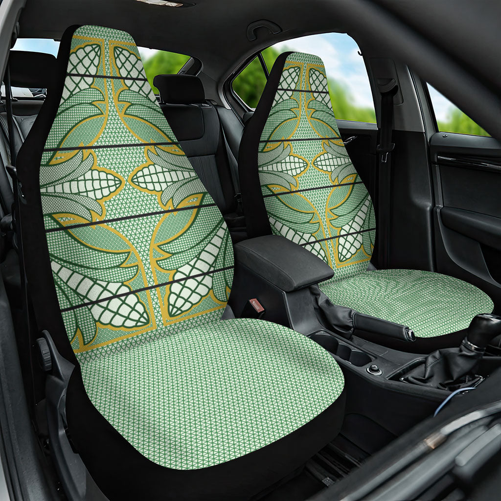 Emerald Green Khotso Mojalefa Poone Car Seat Cover Basotho Khotso Blanket Inspired