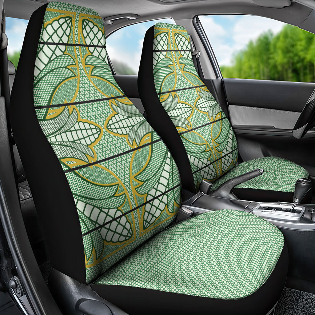 Emerald Green Khotso Mojalefa Poone Car Seat Cover Basotho Khotso Blanket Inspired