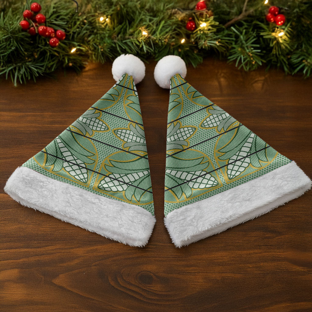 Emerald Green Khotso Mojalefa Poone Christmas Santa Hat Basotho Khotso Blanket Inspired